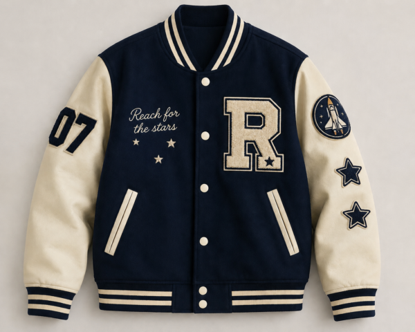 Varsity Jacket(Blue-white)